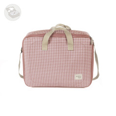 MALETA I LOVE VICHY ROSA...