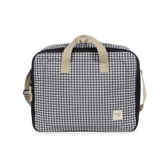 MALETA I LOVE VICHY NEGRE...