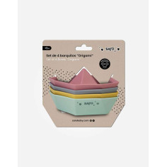 SET 4 BARQUETS ORIGAMI SARO