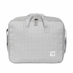 MALETA I LOVE VICHY GRIS...