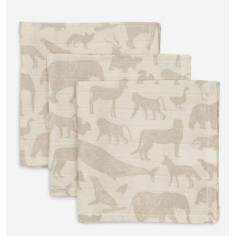 PACK 3 MUSELINES ANIMALS...