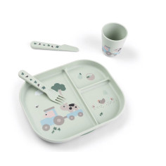FODDIE DINNER SET W/SUCTION...