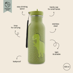 BOTELLA INOX 500ml DINO TRIXIE