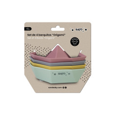 SET 4 BARQUETS ORIGAMI SARO
