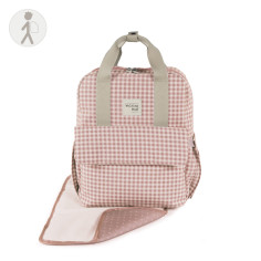 MOCHILA I LOVE VICHY ROSA...