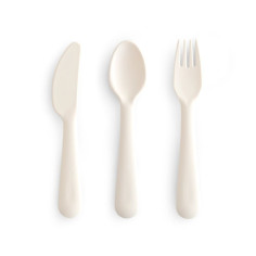 JOC CUBERTS SOLID IVORY MUSHIE