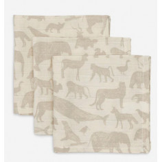 PACK 3 MUSELINES ANIMALS...