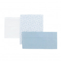 SET 3 PCS. COT FLAT SHEET