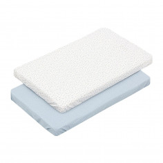 2 FITTED SHEET-SAMLL BED