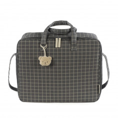 MALETA TARTAN GRIS PASITO